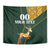 Custom South Africa Springbok Jumping Tapestry With Kente Patterns