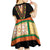 Africa Dashiki Kid Short Sleeve Dress Embroidery Neckline Floral Pattern - Wonder Print Shop