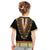 Africa Dashiki Kid T Shirt Embroidery Neckline Floral Pattern - Wonder Print Shop