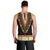 Africa Dashiki Men Tank Top Embroidery Neckline Floral Pattern - Wonder Print Shop