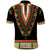 Africa Dashiki Polo Shirt Embroidery Neckline Floral Pattern - Wonder Print Shop