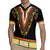 Africa Dashiki Rugby Jersey Embroidery Neckline Floral Pattern - Wonder Print Shop