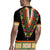 Africa Dashiki Rugby Jersey Embroidery Neckline Floral Pattern - Wonder Print Shop