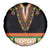 Africa Dashiki Spare Tire Cover Embroidery Neckline Floral Pattern - Wonder Print Shop