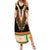 Africa Dashiki Summer Maxi Dress Embroidery Neckline Floral Pattern - Wonder Print Shop