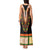 Africa Dashiki Tank Maxi Dress Embroidery Neckline Floral Pattern - Wonder Print Shop