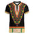 Africa Dashiki Women V-Neck T-Shirt Embroidery Neckline Floral Pattern - Wonder Print Shop