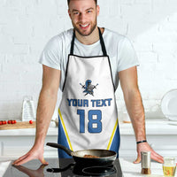 Custom West Knights of Yorkshire Apron Skate Hard Hit Harder White Version - Wonder Print Shop