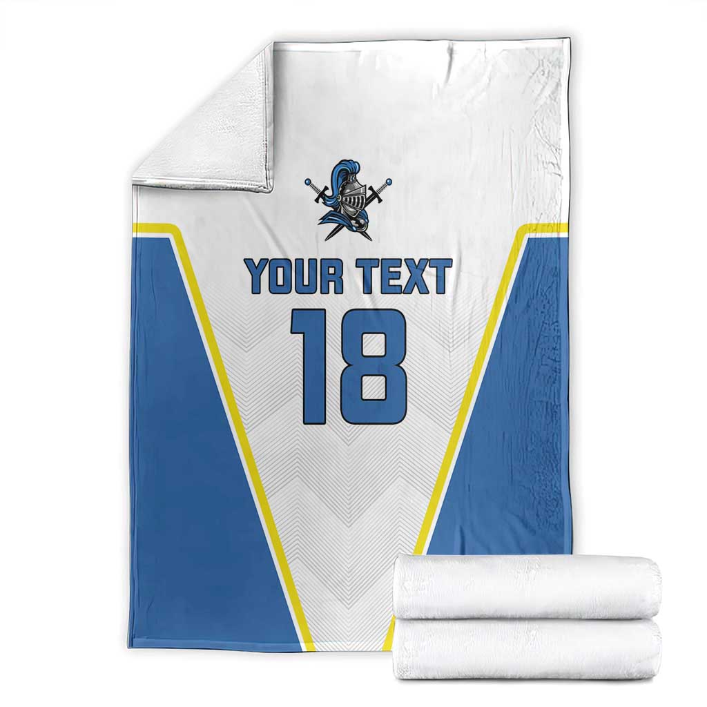 Custom West Knights of Yorkshire Blanket Skate Hard Hit Harder White Version - Wonder Print Shop