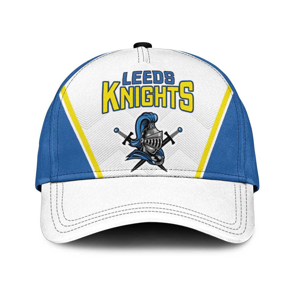 West Knights of Yorkshire Classic Cap Skate Hard Hit Harder White Version - Wonder Print Shop