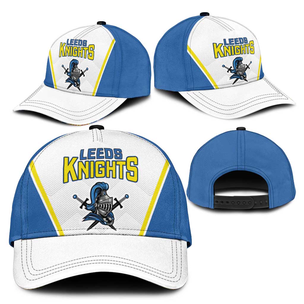 West Knights of Yorkshire Classic Cap Skate Hard Hit Harder White Version - Wonder Print Shop