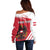 Personalized Austria Coat Of Arms Off Shoulder Sweater Flag Style - Wonder Print Shop