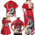 Austria Independence Day 1955 Family Matching Off Shoulder Maxi Dress and Hawaiian Shirt Black Eagle And Edelweiss Flowers - Wonder Print Shop