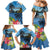 Saint Lucia Pitons Family Matching Mermaid Dress and Hawaiian Shirt With Hibiscus Flowers - Wonder Print Shop