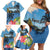 Saint Lucia Pitons Family Matching Off Shoulder Short Dress and Hawaiian Shirt With Hibiscus Flowers - Wonder Print Shop