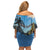 Saint Lucia Pitons Family Matching Off Shoulder Short Dress and Hawaiian Shirt With Hibiscus Flowers - Wonder Print Shop