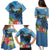 Saint Lucia Pitons Family Matching Puletasi and Hawaiian Shirt With Hibiscus Flowers - Wonder Print Shop