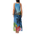 Saint Lucia Pitons Family Matching Tank Maxi Dress and Hawaiian Shirt With Hibiscus Flowers - Wonder Print Shop