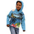 Saint Lucia Pitons Kid Hoodie With Hibiscus Flowers - Wonder Print Shop