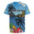 Saint Lucia Pitons Rugby Jersey With Hibiscus Flowers - Wonder Print Shop