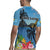 Saint Lucia Pitons Rugby Jersey With Hibiscus Flowers - Wonder Print Shop