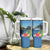 Saint Lucia Pitons Tumbler With Handle With Hibiscus Flowers - Wonder Print Shop