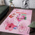 Bahamas Flamingo Christmas Area Rug Merry Flocking - Wonder Print Shop