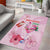 Bahamas Flamingo Christmas Area Rug Merry Flocking - Wonder Print Shop