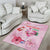 Bahamas Flamingo Christmas Area Rug Merry Flocking - Wonder Print Shop