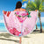 Bahamas Flamingo Christmas Beach Blanket Merry Flocking - Wonder Print Shop