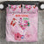 Bahamas Flamingo Christmas Bedding Set Merry Flocking - Wonder Print Shop