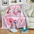 Bahamas Flamingo Christmas Blanket Merry Flocking