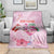 Bahamas Flamingo Christmas Blanket Merry Flocking