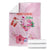 Bahamas Flamingo Christmas Blanket Merry Flocking