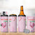 Bahamas Flamingo Christmas 4 in 1 Can Cooler Tumbler Merry Flocking - Wonder Print Shop