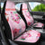 Bahamas Flamingo Christmas Car Seat Cover Merry Flocking - Wonder Print Shop