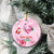 Bahamas Flamingo Christmas Ceramic Ornament Merry Flocking - Wonder Print Shop