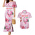 Bahamas Flamingo Christmas Couples Matching Mermaid Dress and Hawaiian Shirt Merry Flocking - Wonder Print Shop