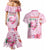 Bahamas Flamingo Christmas Couples Matching Mermaid Dress and Hawaiian Shirt Merry Flocking - Wonder Print Shop