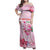 Bahamas Flamingo Christmas Family Matching Off Shoulder Maxi Dress and Hawaiian Shirt Merry Flocking - Wonder Print Shop