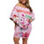 Bahamas Flamingo Christmas Family Matching Off Shoulder Short Dress and Hawaiian Shirt Merry Flocking - Wonder Print Shop