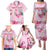 Bahamas Flamingo Christmas Family Matching Puletasi and Hawaiian Shirt Merry Flocking - Wonder Print Shop