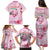 Bahamas Flamingo Christmas Family Matching Puletasi and Hawaiian Shirt Merry Flocking - Wonder Print Shop