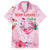 Bahamas Flamingo Christmas Family Matching Puletasi and Hawaiian Shirt Merry Flocking - Wonder Print Shop