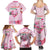 Bahamas Flamingo Christmas Family Matching Summer Maxi Dress and Hawaiian Shirt Merry Flocking - Wonder Print Shop