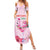 Bahamas Flamingo Christmas Family Matching Summer Maxi Dress and Hawaiian Shirt Merry Flocking - Wonder Print Shop