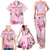 Bahamas Flamingo Christmas Family Matching Tank Maxi Dress and Hawaiian Shirt Merry Flocking - Wonder Print Shop