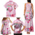 Bahamas Flamingo Christmas Family Matching Tank Maxi Dress and Hawaiian Shirt Merry Flocking - Wonder Print Shop