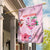 Bahamas Flamingo Christmas Garden Flag Merry Flocking - Wonder Print Shop