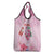 Bahamas Flamingo Christmas Grocery Bag Merry Flocking